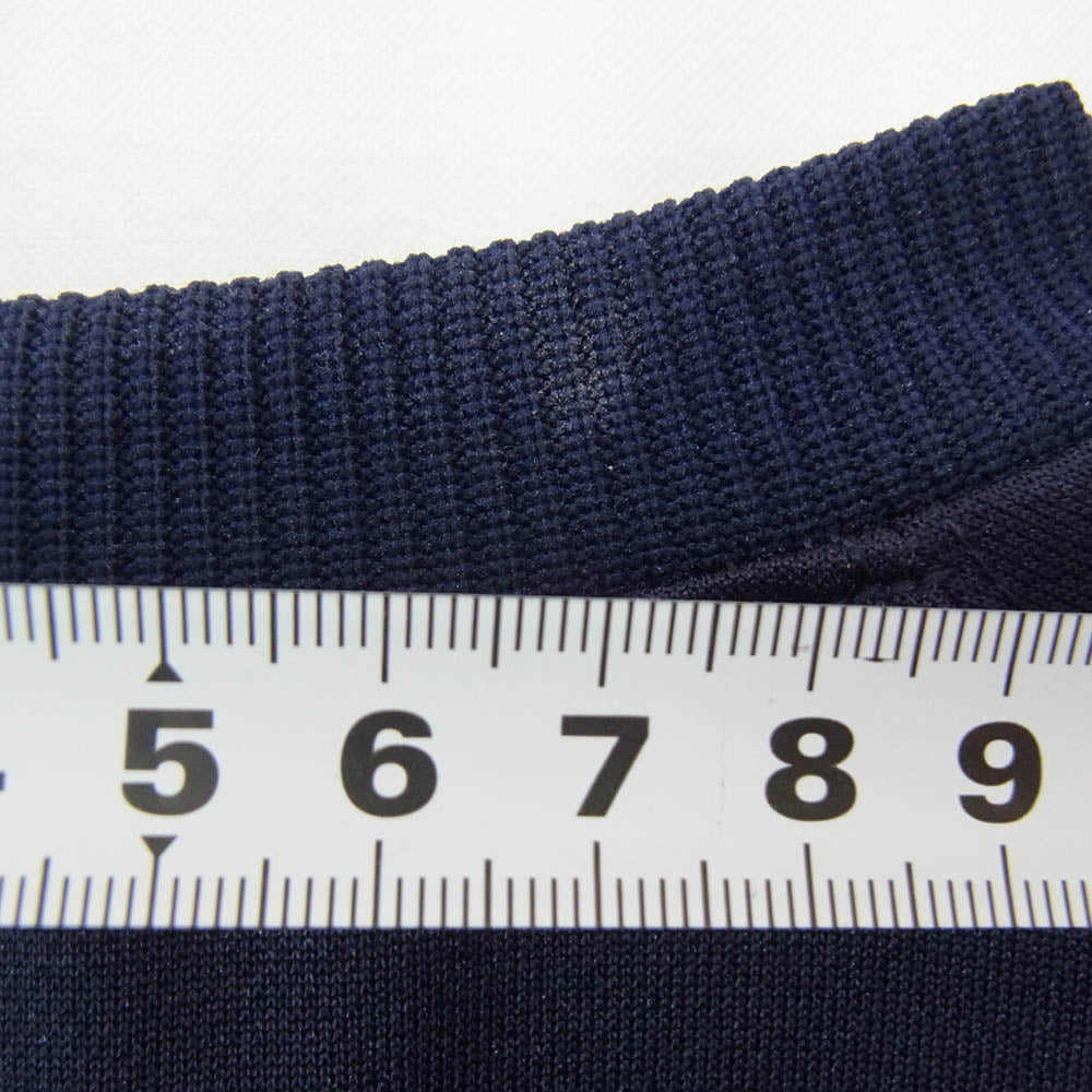 Needles ニードルス 23aw NS245 TRACK CREW NECK SHIRT トラック クルーネック シャツ スウェット ネイビー系 M【中古】