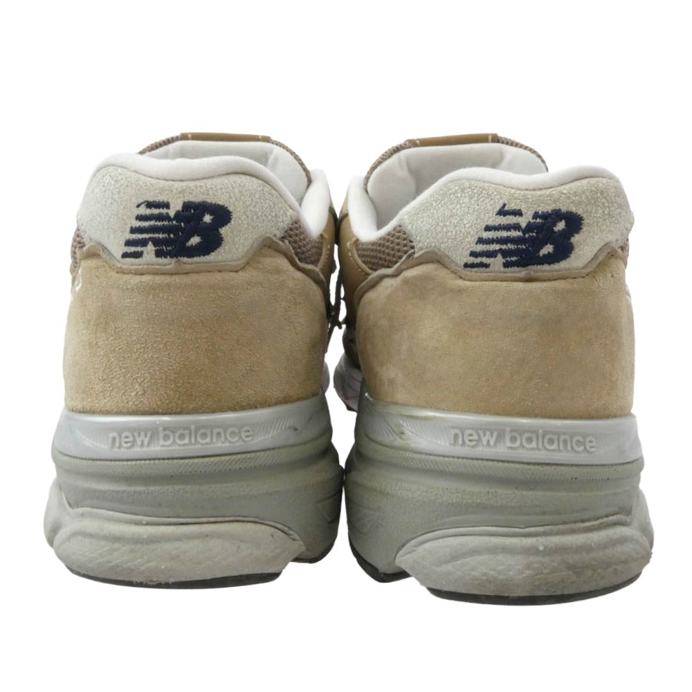 NEW BALANCE ニューバランス M920SDS イングランド製 920 ローカット スニーカー ブラウン系 ベージュ系 UK7.5【中古】