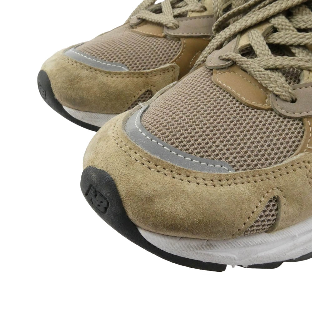 NEW BALANCE ニューバランス M920SDS イングランド製 920 ローカット スニーカー ブラウン系 ベージュ系 UK7.5【中古】