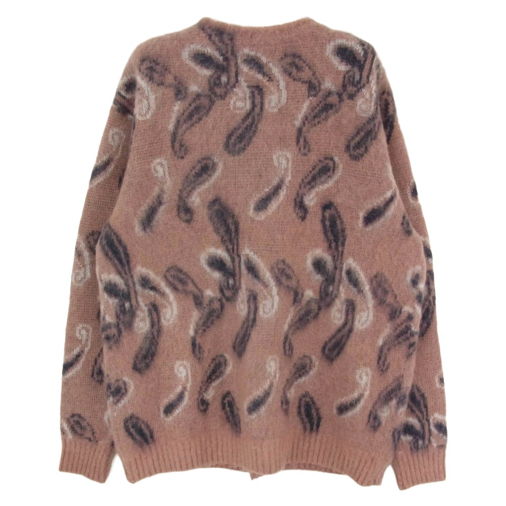 Needles ニードルス 23aw NS281 Mohair Cardigan モヘヤ カーディガン ピンク系 S【中古】