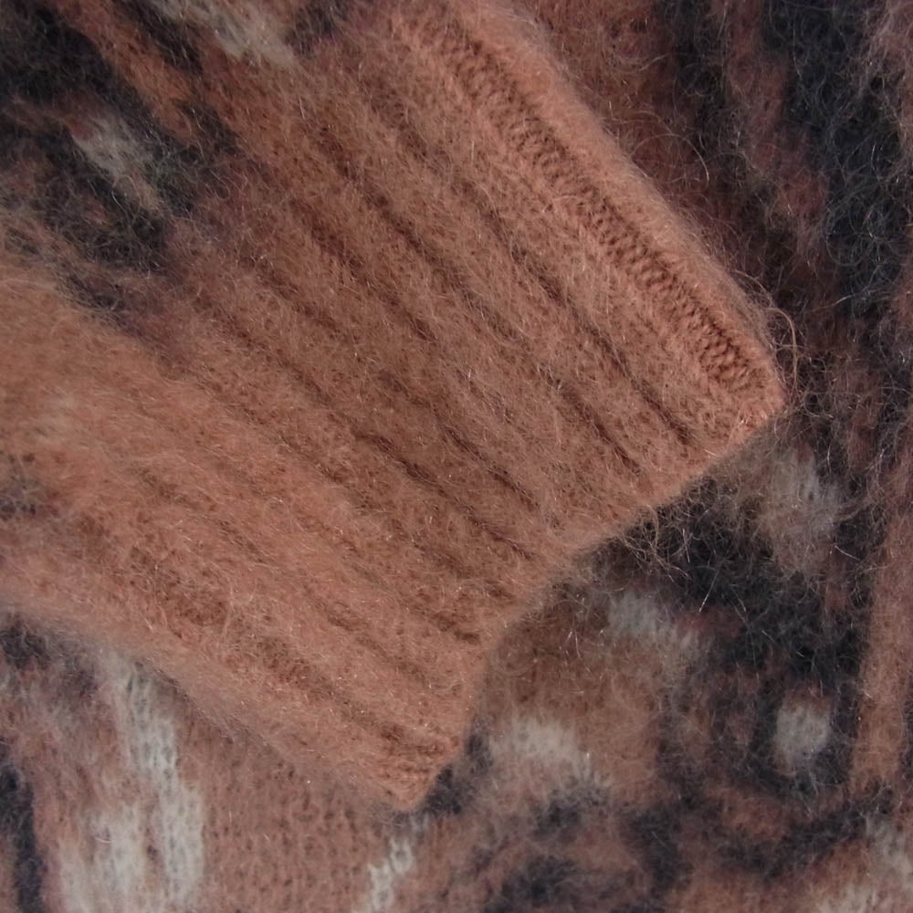 Needles ニードルス 23aw NS281 Mohair Cardigan モヘヤ カーディガン ピンク系 S【中古】
