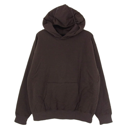 AURALEE オーラリー A20AP02NW DOUBLE CLOTH PUFFER P/O PARKA ダブルクロス 中綿 プルオーバー パーカー フーディー ブラウン系 3【中古】