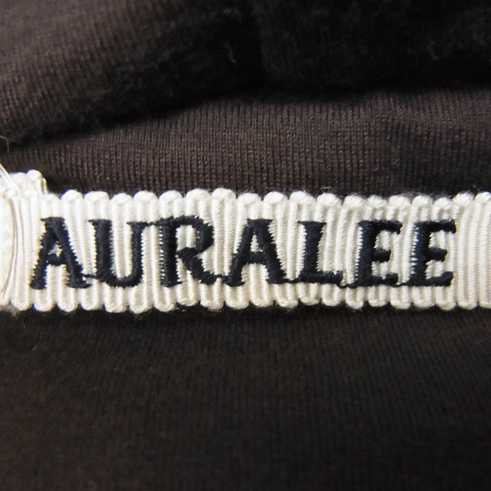 AURALEE オーラリー A20AP02NW DOUBLE CLOTH PUFFER P/O PARKA ダブルクロス 中綿 プルオーバー パーカー フーディー ブラウン系 3【中古】