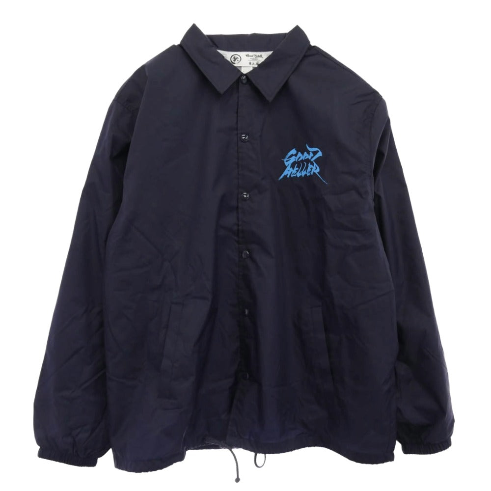 グッドヘラー Ryo Uchiyama AMERICAN LOGO COACH JACKET コーチ ジャケット ネイビー系 XL【中古】