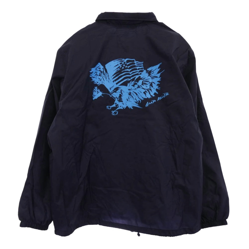 グッドヘラー Ryo Uchiyama AMERICAN LOGO COACH JACKET コーチ ジャケット ネイビー系 XL【中古】