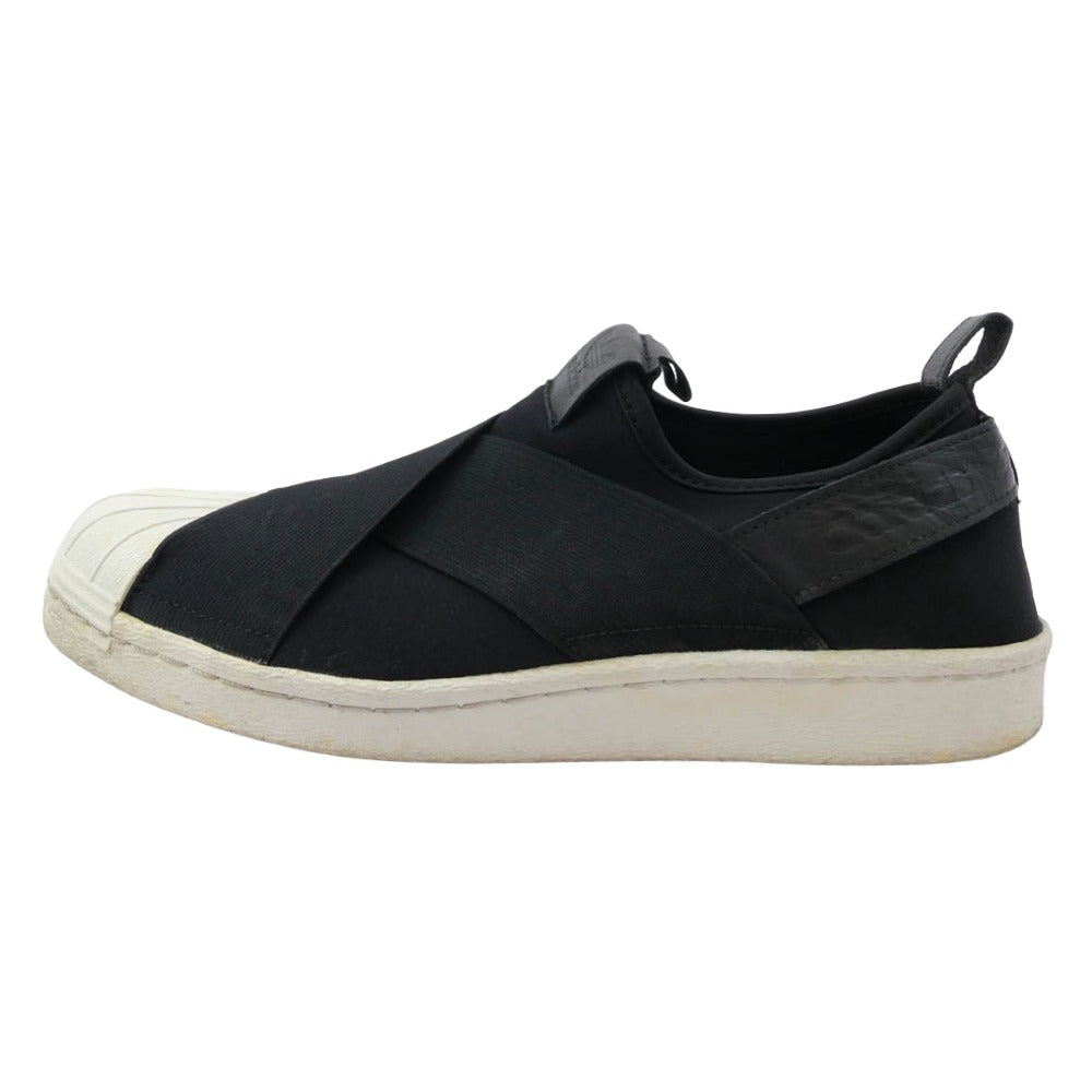 adidas アディダス BZ0112 SUPERSTAR SlipOn スーパースター スリッポン スニーカー ブラック系 26cm【中古】