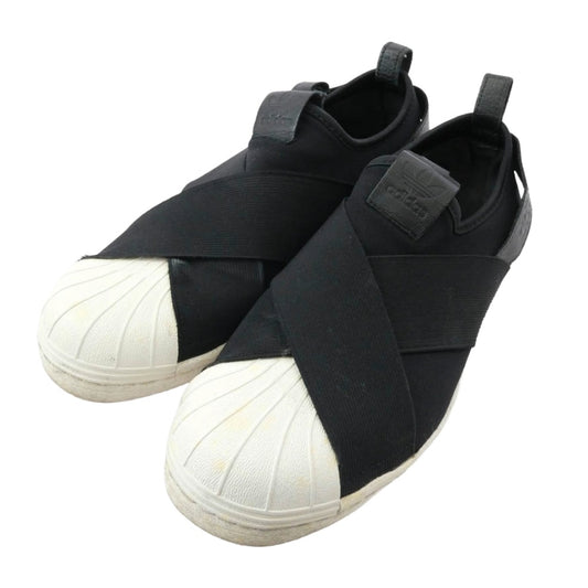 adidas アディダス BZ0112 SUPERSTAR SlipOn スーパースター スリッポン スニーカー ブラック系 26cm【中古】