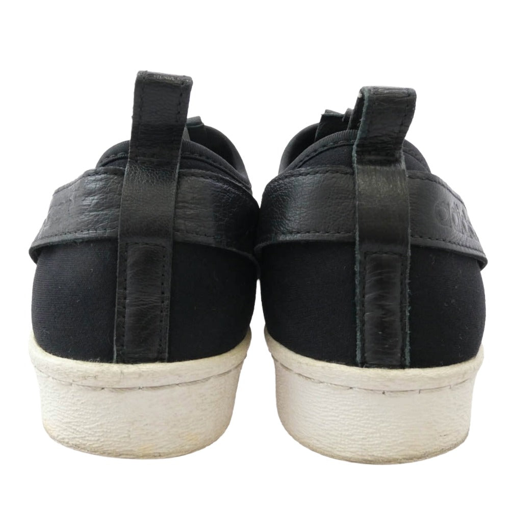 adidas アディダス BZ0112 SUPERSTAR SlipOn スーパースター スリッポン スニーカー ブラック系 26cm【中古】