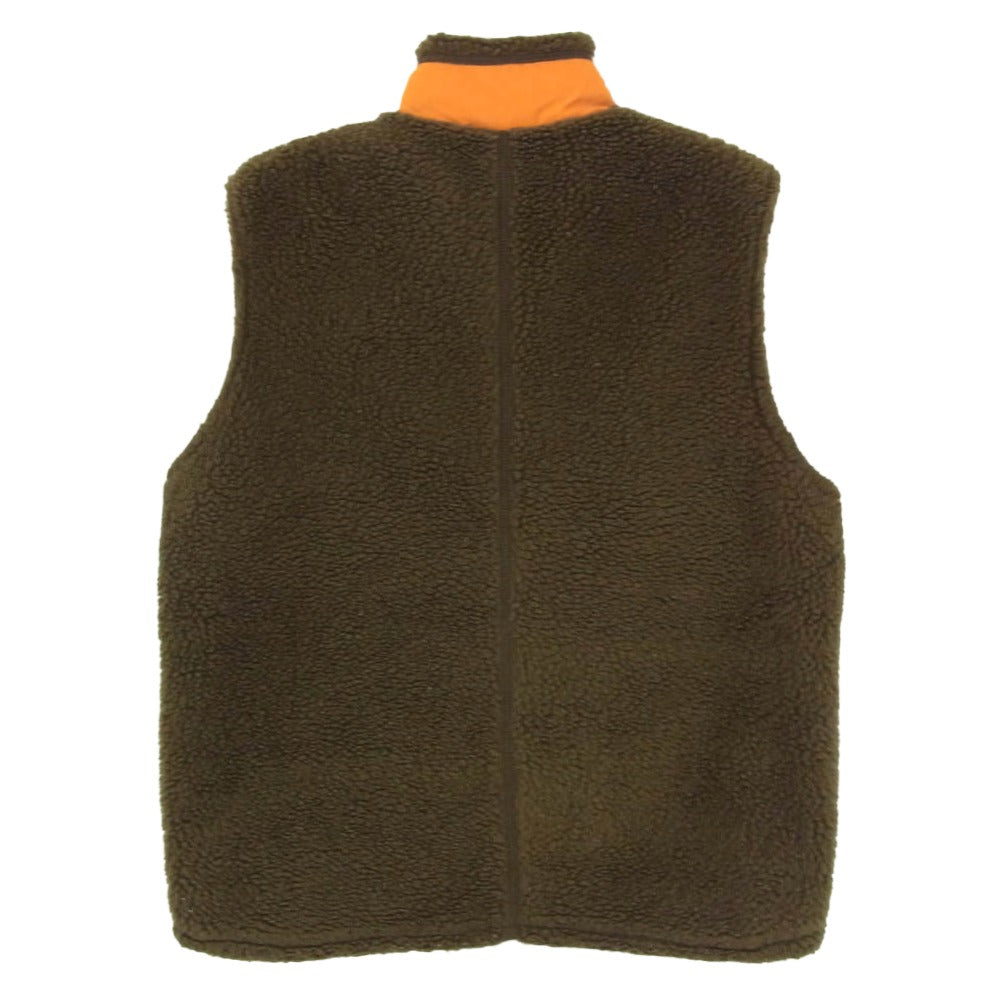 patagonia パタゴニア 12AW 65617 RETRO-X VEST キッズ 子供用 レトロエックス ベスト フリース ジャケット ブラウン系 XL【中古】