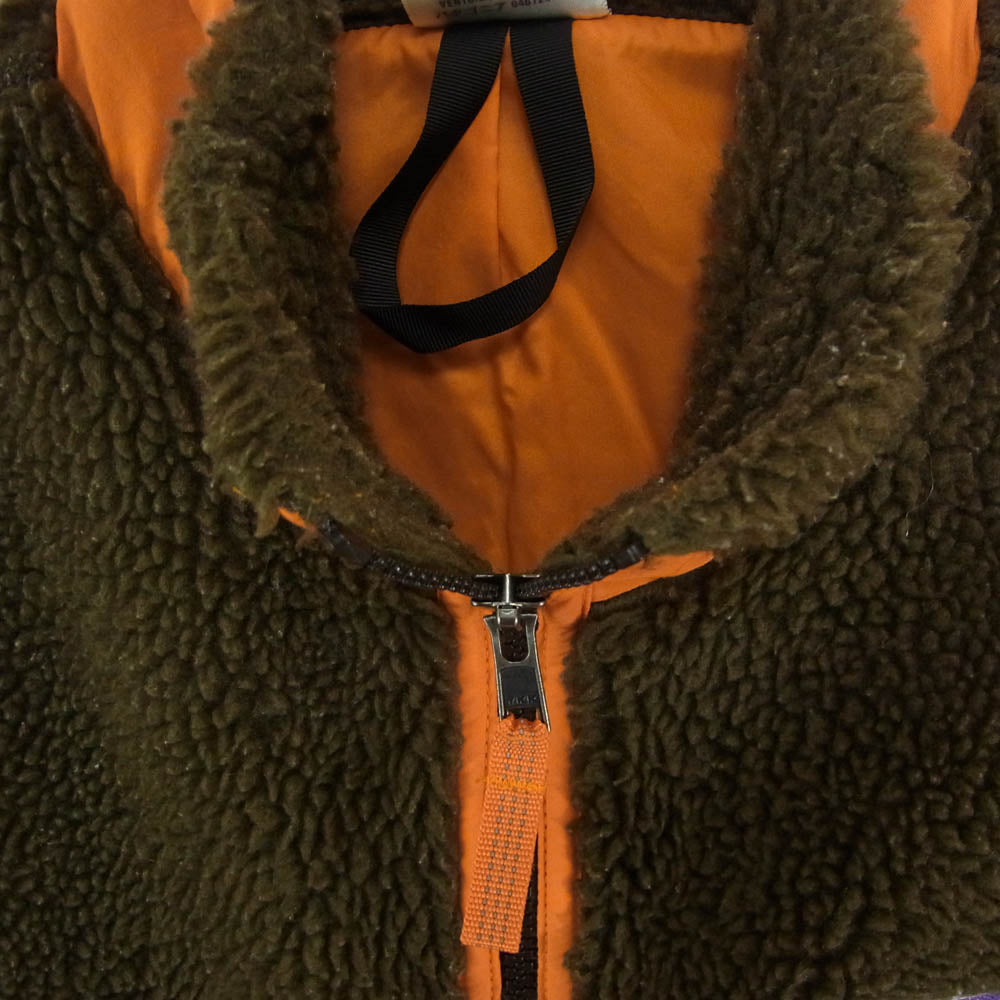 patagonia パタゴニア 12AW 65617 RETRO-X VEST キッズ 子供用 レトロエックス ベスト フリース ジャケット ブラウン系 XL【中古】