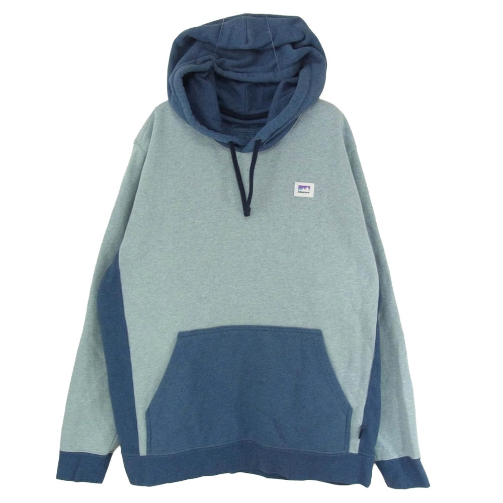 patagonia パタゴニア 24AW 39696 24年製 Shop Sticker Uprisal Hoody ショップ ステッカー アップライザル フーディ パーカー ブルー系 XL【中古】