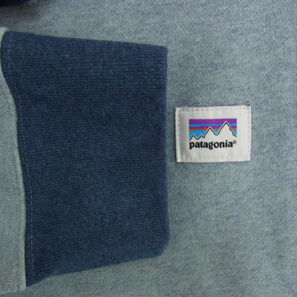 patagonia パタゴニア 24AW 39696 24年製 Shop Sticker Uprisal Hoody ショップ ステッカー アップライザル フーディ パーカー ブルー系 XL【中古】