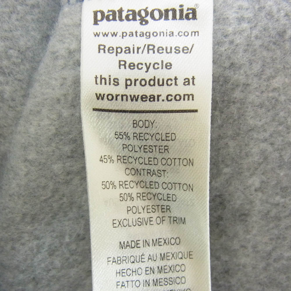 patagonia パタゴニア 24AW 39696 24年製 Shop Sticker Uprisal Hoody ショップ ステッカー アップライザル フーディ パーカー ブルー系 XL【中古】
