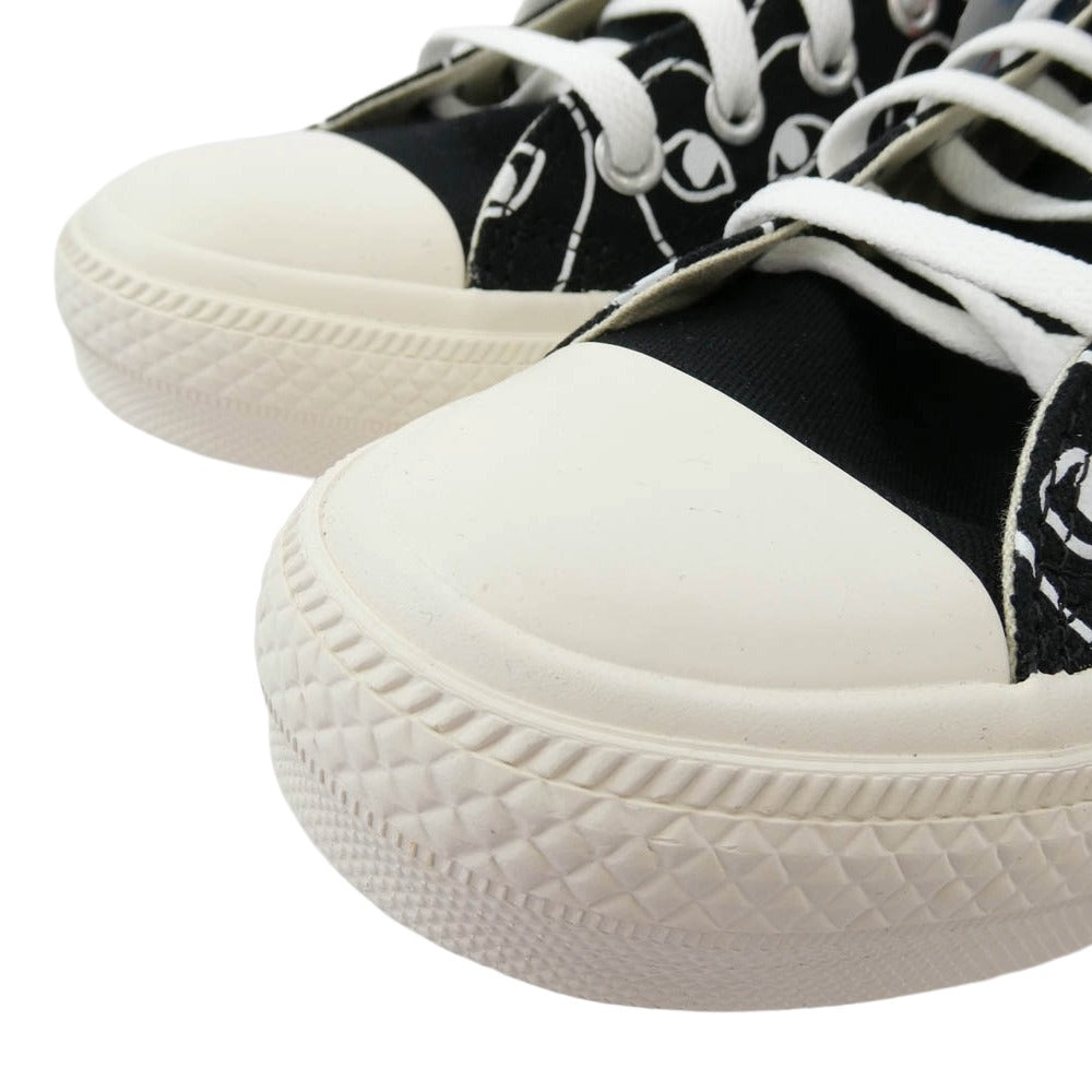 PLAY COMME des GARCONS プレイコムデギャルソン 1CL704 × Converse コンバース Chuck Taylor Hi Black チャックテイラー ハイカットスニーカー ブラック系 26cm【新古品】【未使用】【中古】