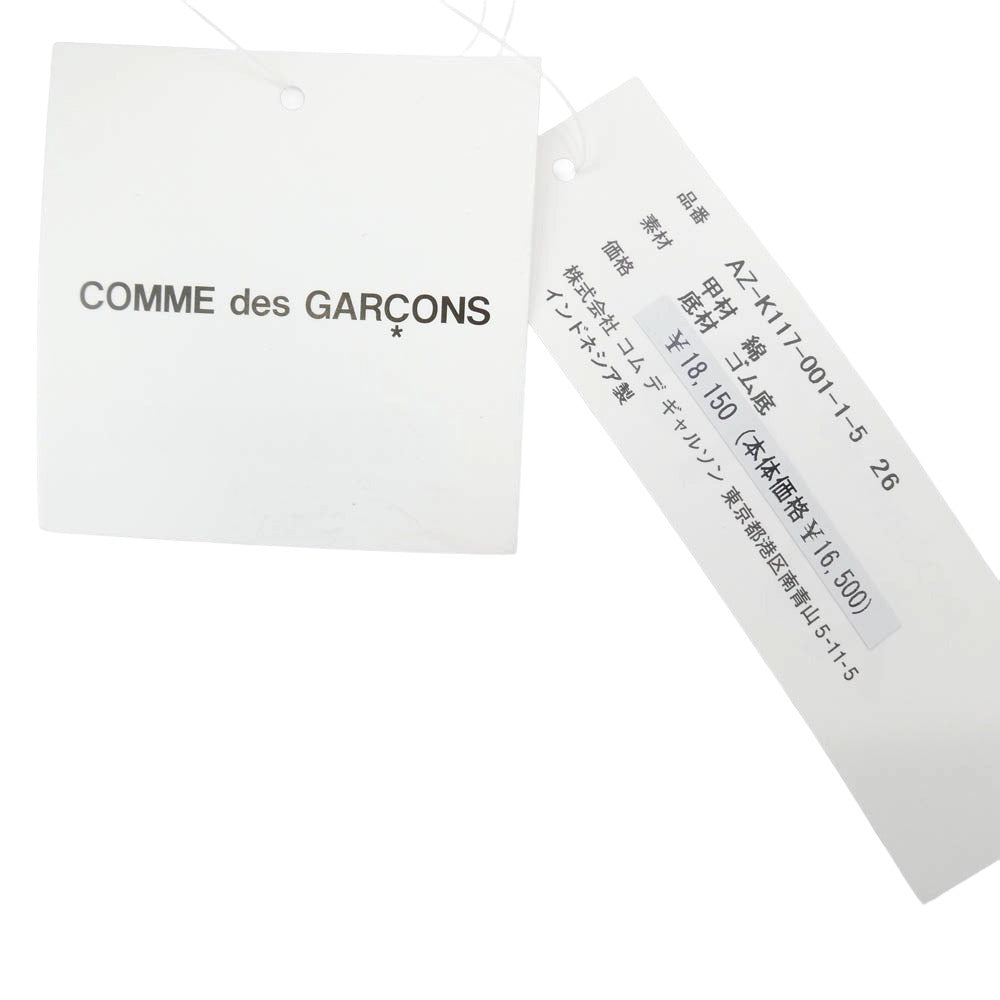 PLAY COMME des GARCONS プレイコムデギャルソン 1CL704 × Converse コンバース Chuck Taylor Hi Black チャックテイラー ハイカットスニーカー ブラック系 26cm【新古品】【未使用】【中古】