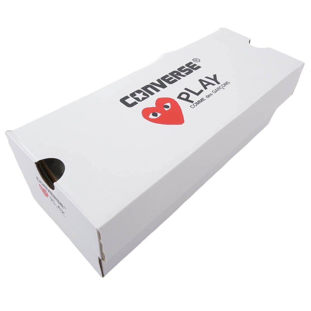 PLAY COMME des GARCONS プレイコムデギャルソン 1CL704 × Converse コンバース Chuck Taylor Hi Black チャックテイラー ハイカットスニーカー ブラック系 26cm【新古品】【未使用】【中古】