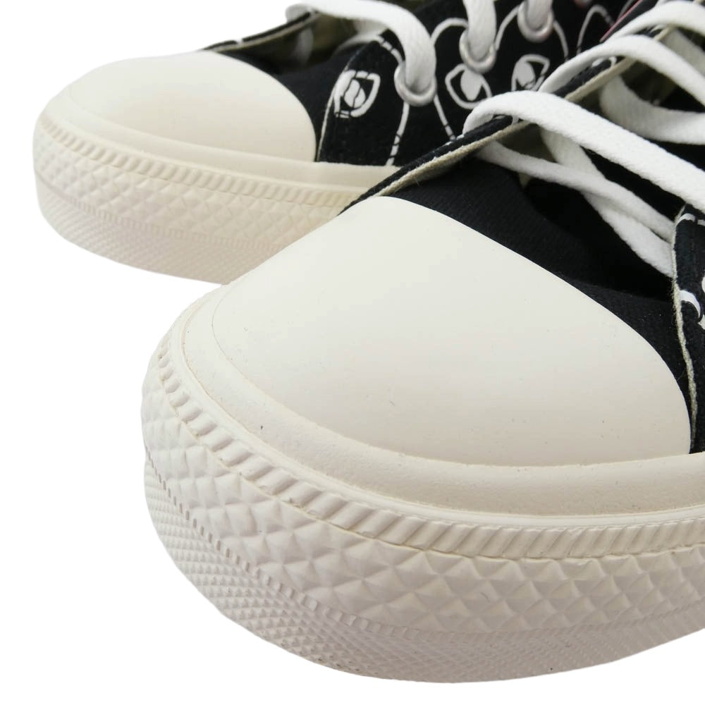 PLAY COMME des GARCONS プレイコムデギャルソン × Converse コンバース Chuck Taylor Hi White チャックテイラー ハイカットスニーカー ブラック系 27cm【新古品】【未使用】【中古】