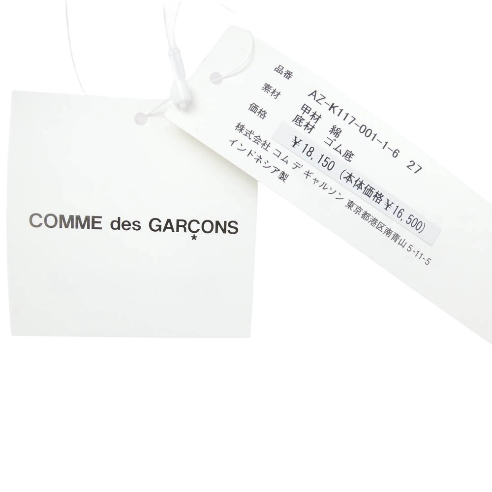 PLAY COMME des GARCONS プレイコムデギャルソン × Converse コンバース Chuck Taylor Hi White チャックテイラー ハイカットスニーカー ブラック系 27cm【新古品】【未使用】【中古】