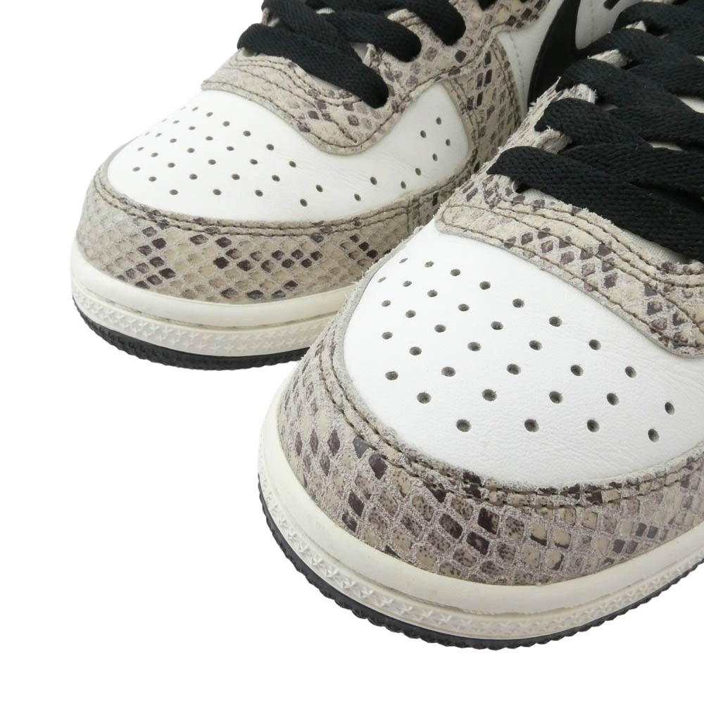 NIKE ナイキ FB1318-100 Terminator High Cocoa Snake ターミネーター ハイ ココア スネーク ハイカットスニーカー ホワイト系 26.5cm【美品】【中古】