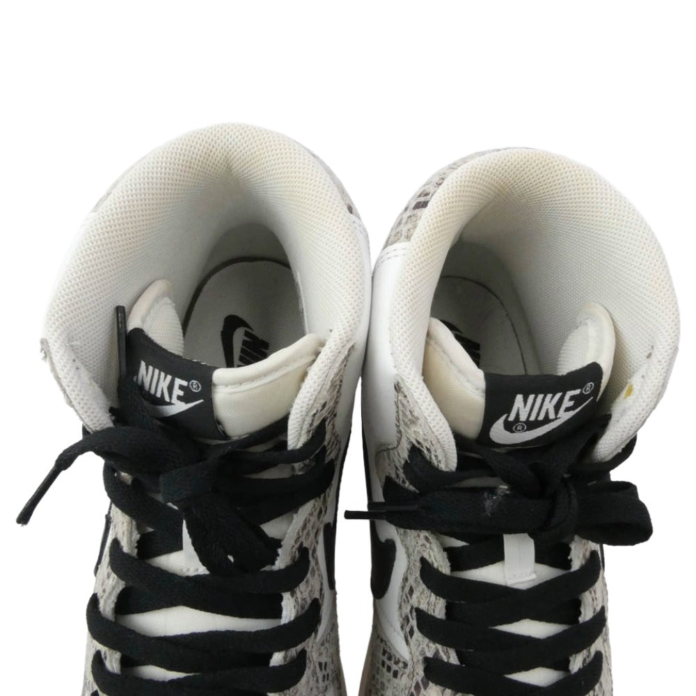 NIKE ナイキ FB1318-100 Terminator High Cocoa Snake ターミネーター ハイ ココア スネーク ハイカットスニーカー ホワイト系 26.5cm【美品】【中古】