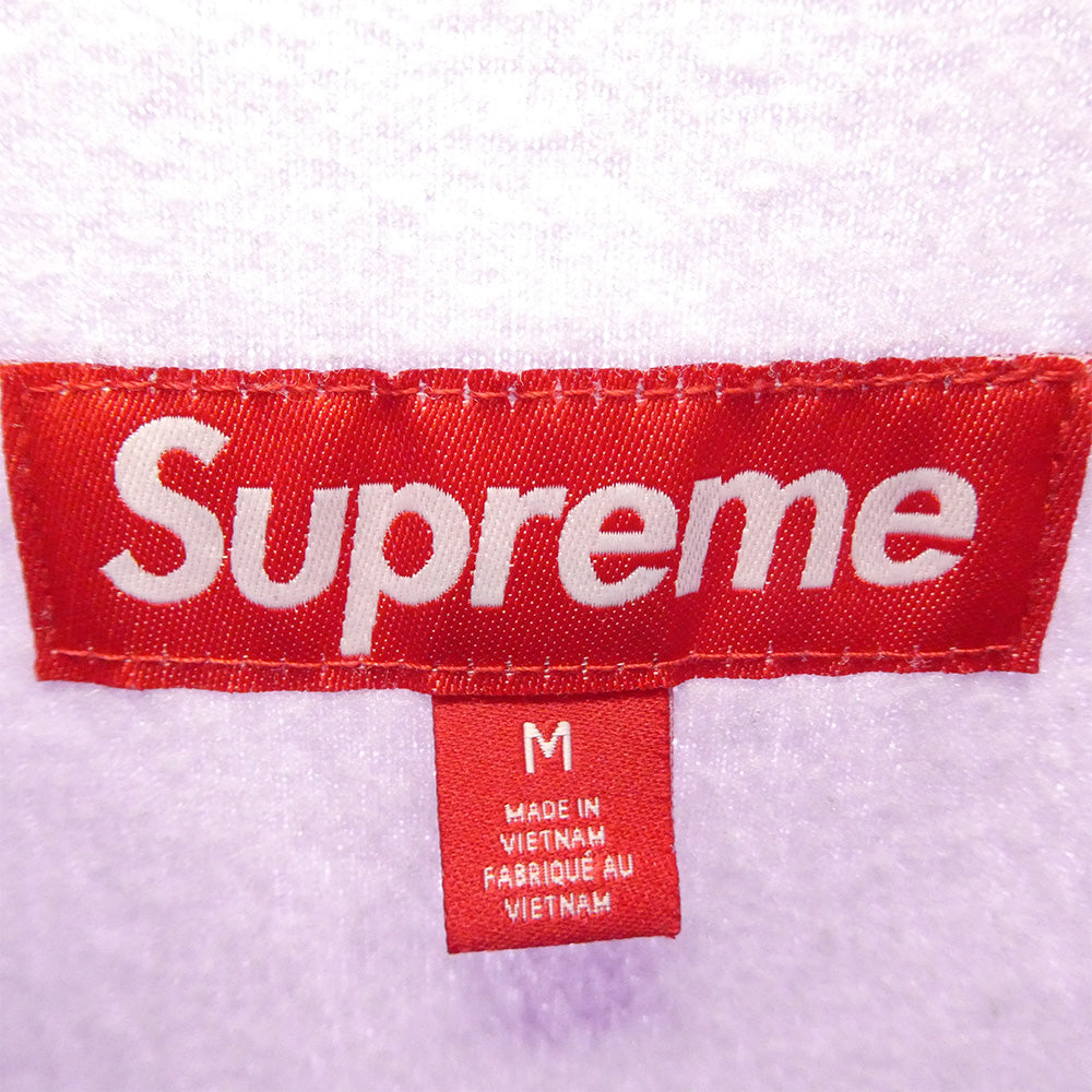 Supreme シュプリーム 23AW Polartec Shirt ポーラーテック フリース 背ロゴ 長袖 シャツ パープル系 M【中古】