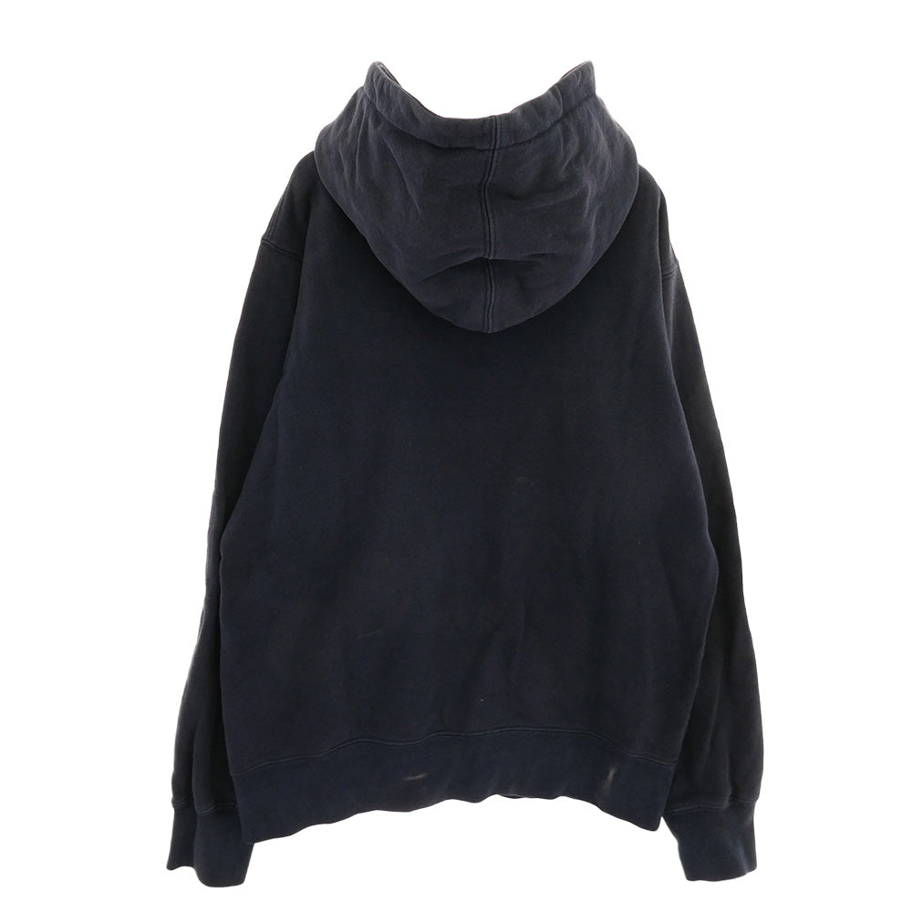 Supreme シュプリーム 17AW ワングラム期 カナダ製 Small Box Zip Up Hooded Sweatshirt スモール ボックス ロゴ ジップアップ フーデッド スウェットシャツ ダークネイビー系 S【中古】