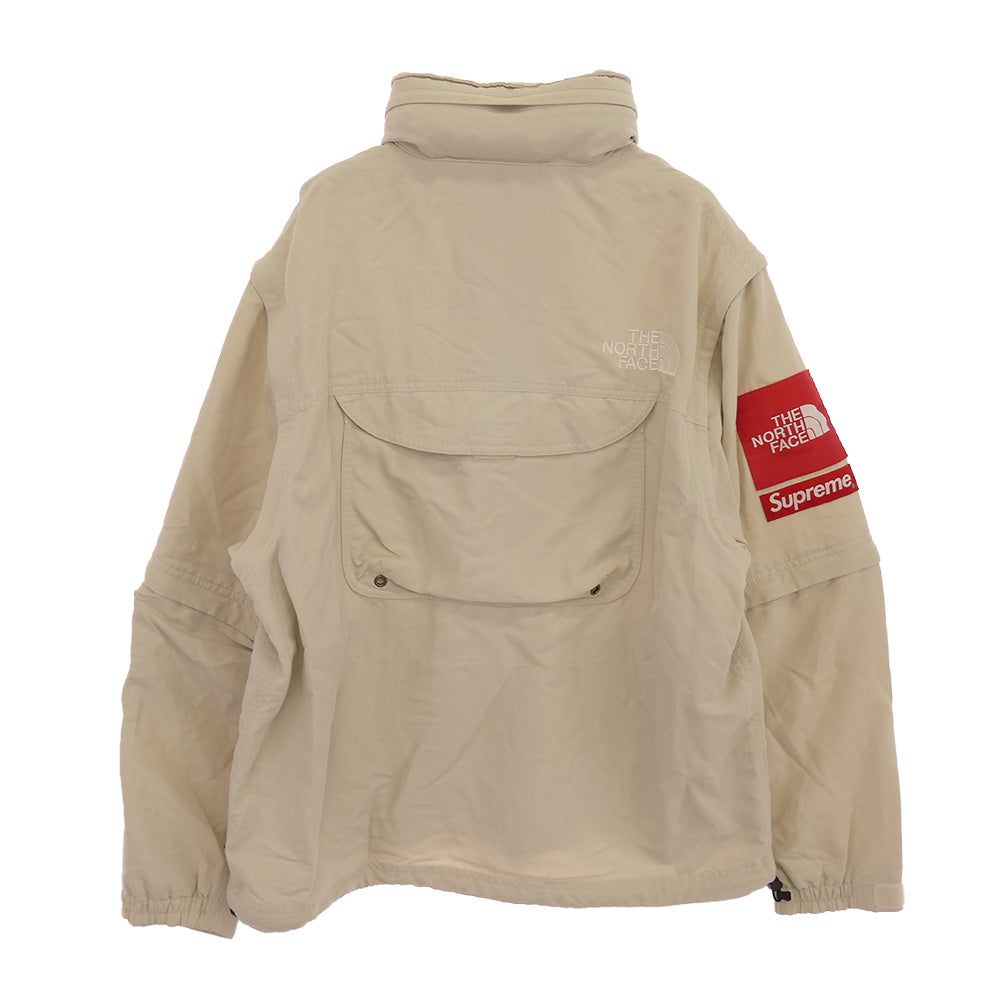 Supreme シュプリーム 22SS NP022051 ×THE NORTH FACE Trekking Convertible Jacket ノースフェイス トレッキング コンヴァーティブル マウンテン ジャケット 3WAY ベージュ系 S【中古】