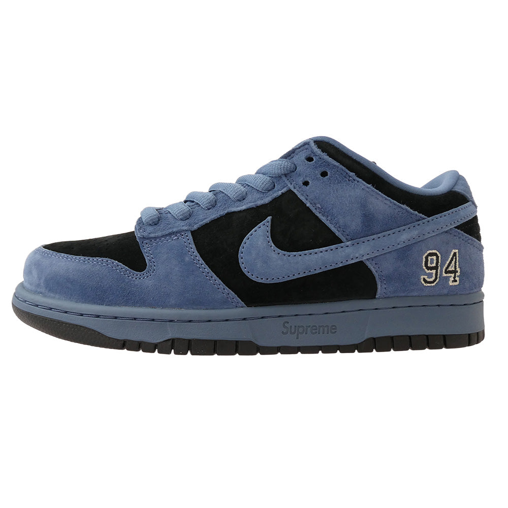 Supreme シュプリーム 25AW HQ8487-400 × Nike SB Dunk Low Ocean Fog North America Exclusive 【フェイクバスターズ鑑定済】 ナイキ SB ダンク ロー オーシャンフォグ 北米限定 ライトブルー系 27cm【新古品】【未使用】【中古】