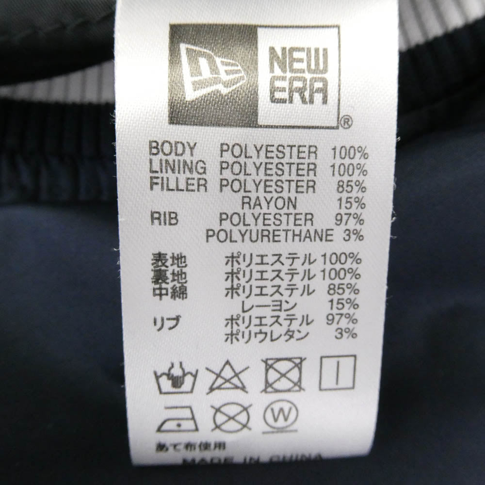 NEW ERA ニューエラ ゴルフライン VARSITY ARCH LOGO ヴァーシティー ジャケット スタジャン ブルー系 M【中古】