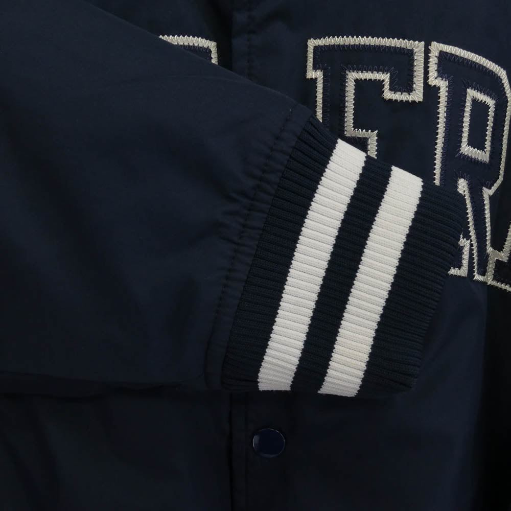 NEW ERA ニューエラ ゴルフライン VARSITY ARCH LOGO ヴァーシティー ジャケット スタジャン ブルー系 M【中古】