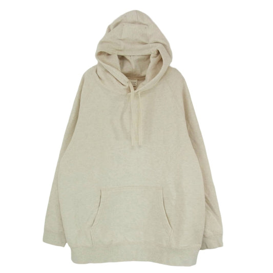 snowpeak スノーピーク SW-22SU402 Recycled Cotton Pullover Hoodie リサイクル コットン スウェット パーカー オフホワイト系 M【中古】