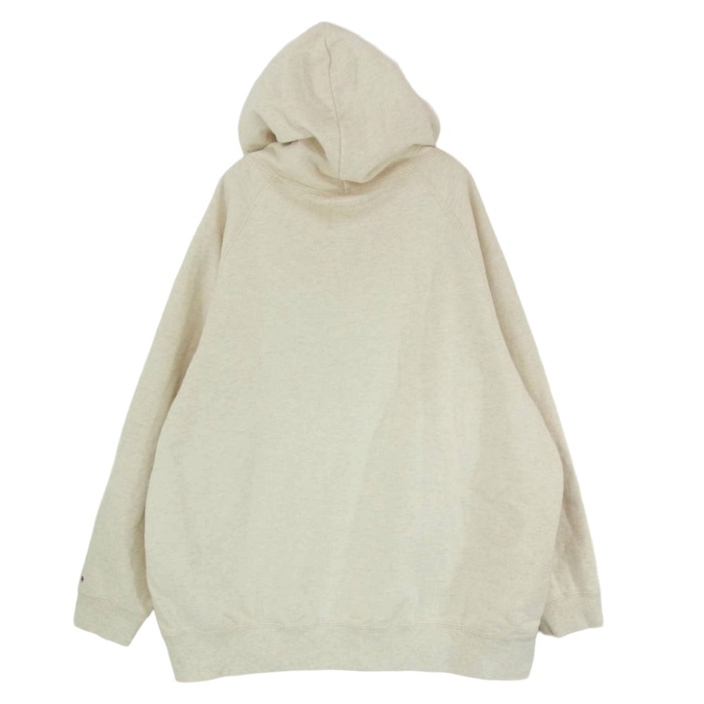 snowpeak スノーピーク SW-22SU402 Recycled Cotton Pullover Hoodie リサイクル コットン スウェット パーカー オフホワイト系 M【中古】