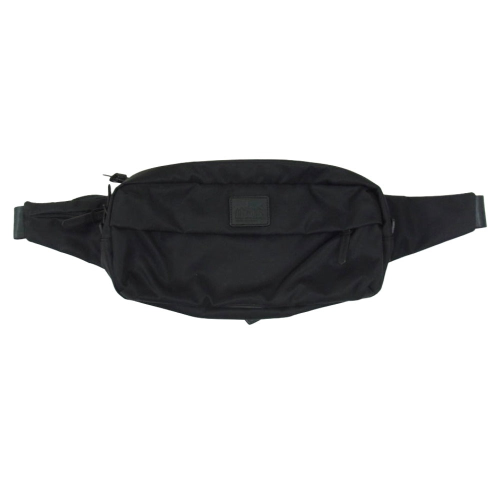 Manhattan Portage マンハッタンポーテージ MP1129TWLBL OCEAN PKWY WAIST BAG オーシャンパークウェイ ウエストバッグ ブラック系【中古】