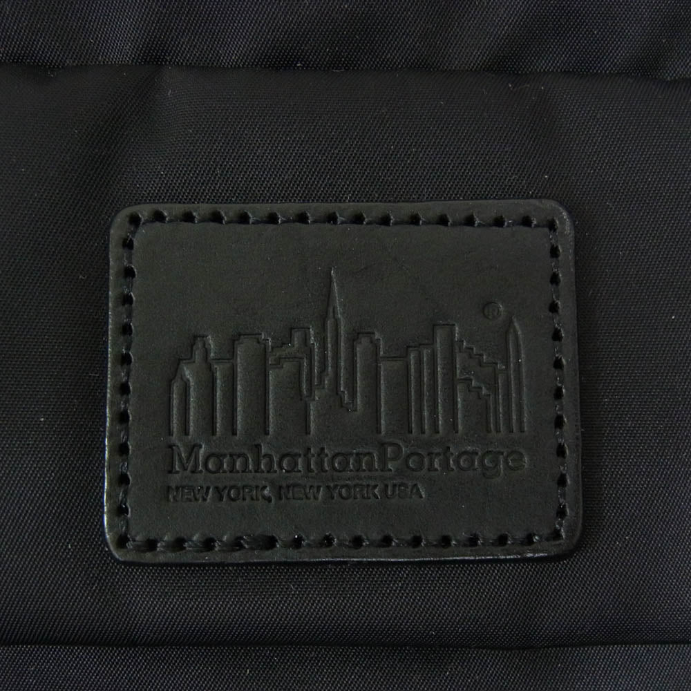 Manhattan Portage マンハッタンポーテージ MP1129TWLBL OCEAN PKWY WAIST BAG オーシャンパークウェイ ウエストバッグ ブラック系【中古】