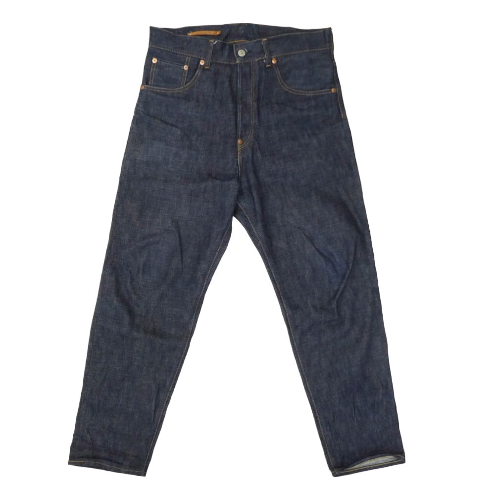 Scye サイ 5113-83302 ワイドテーパード セルビッチ デニム パンツ インディゴブルー系 31【中古】