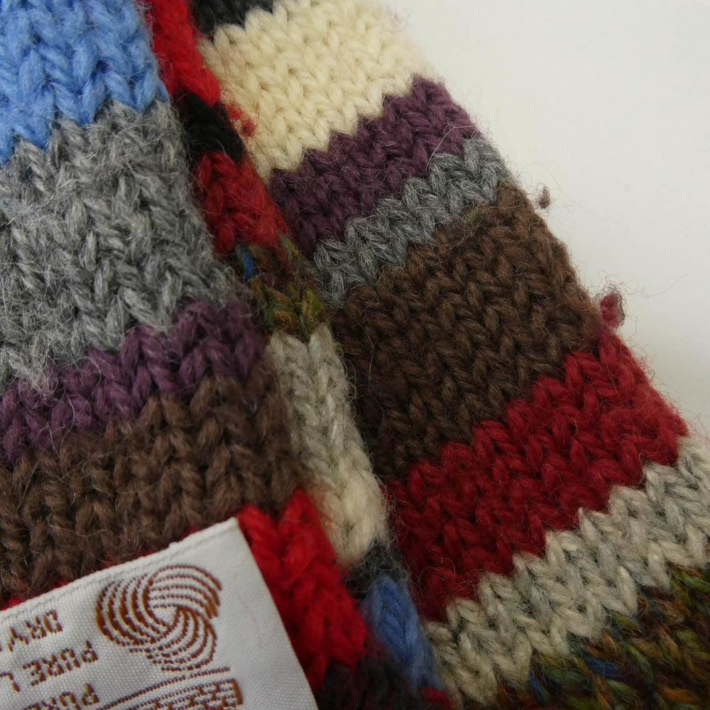 INVERALLAN インバーアラン 茶タグ マルチカラー ニット マフラー マルチカラー系 表記なし【中古】