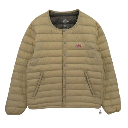 Danton ダントン JD-8751 LS INNER DOWN CREW ダウン ジャケット ベージュ系 42【中古】