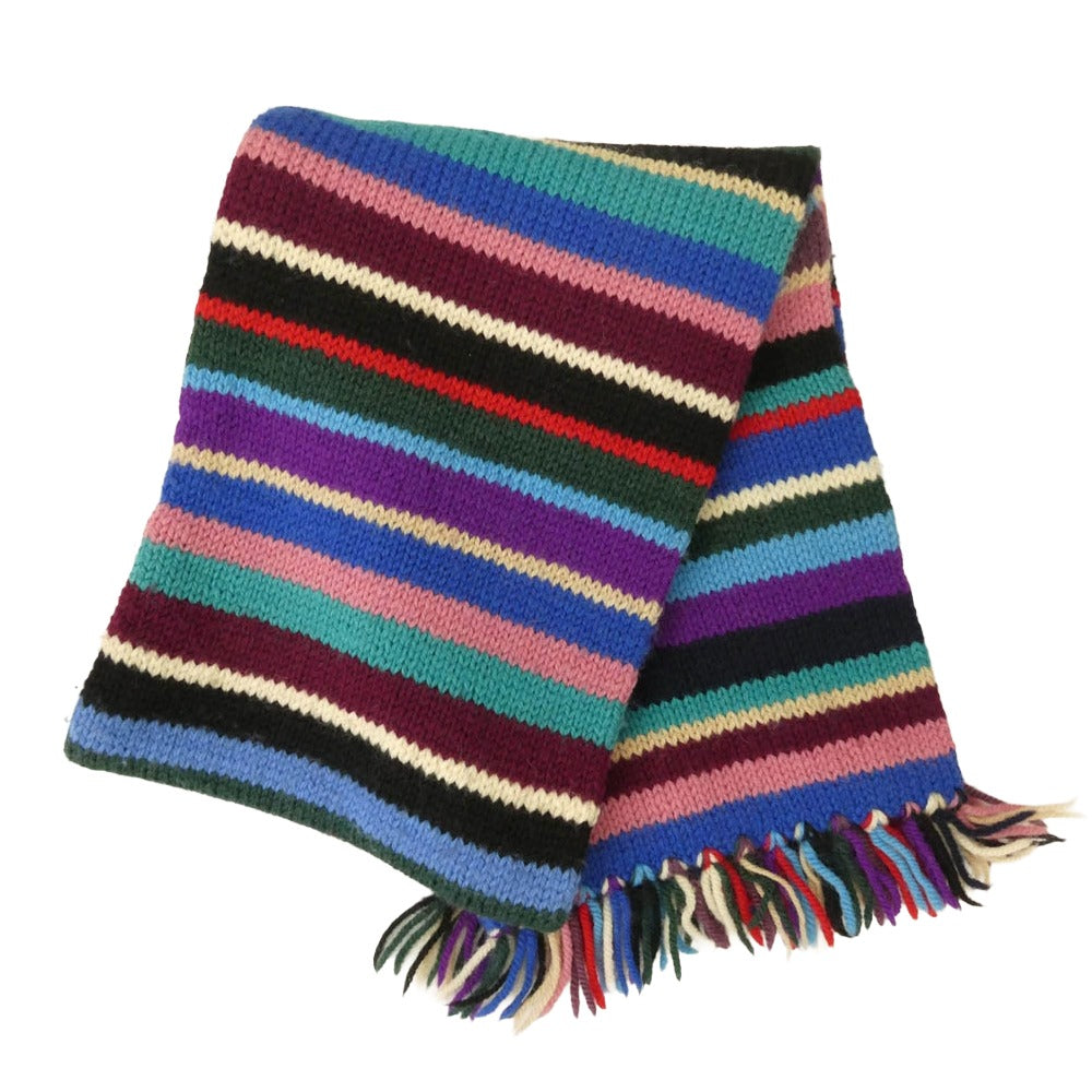 INVERALLAN インバーアラン for SHIPS シップス マルチカラー ニット マフラー マルチカラー系 表記なし【中古】