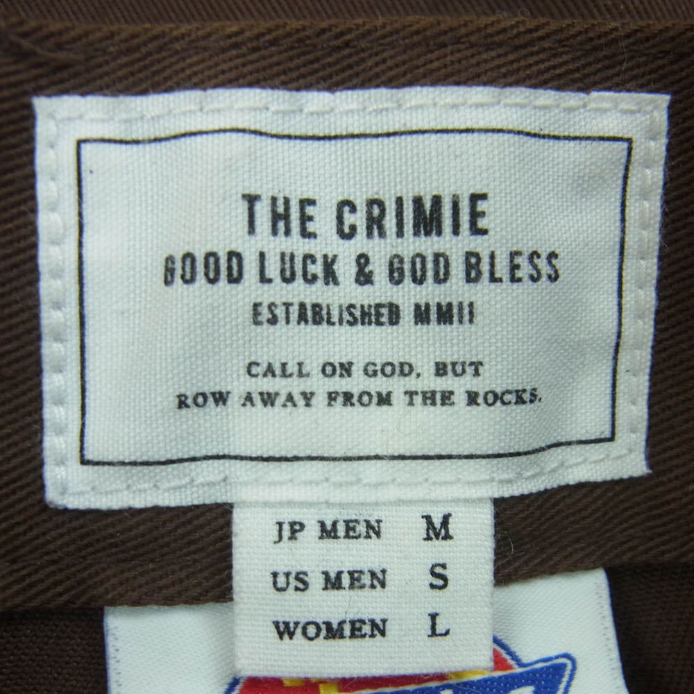 CRIMIE クライミー CRC1-02L5-PL01 DICKIES ディキーズ テーパード パンツ 中国製 ブラウン系 M【中古】
