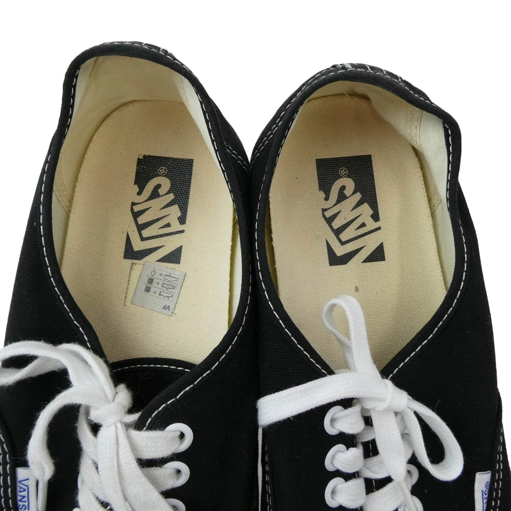 VANS バンズ 507452 AUTHENTIC オーセンティック スニーカー ブラック系 28cm【中古】