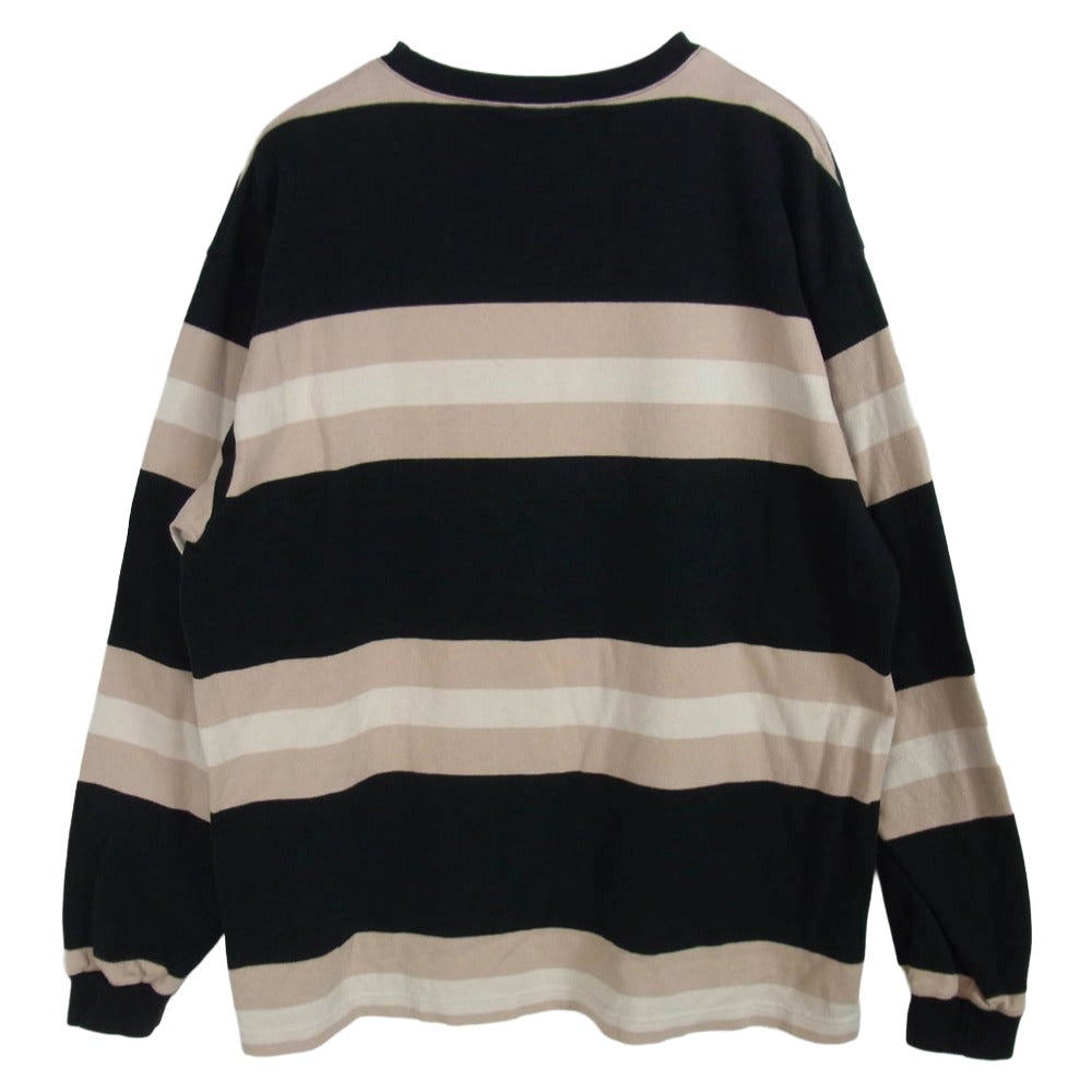 WTAPS ダブルタップス 20SS 201ATDT-CSM27 VATOS SS COTTON TEE ボーダー ロングスリーブ 長袖 Tシャツ マルチカラー系 2【中古】