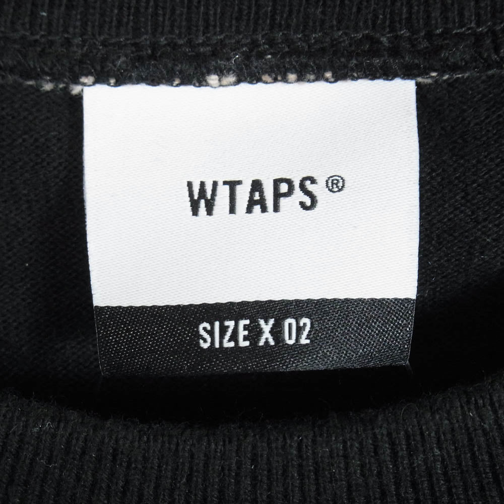 WTAPS ダブルタップス 20SS 201ATDT-CSM27 VATOS SS COTTON TEE ボーダー ロングスリーブ 長袖 Tシャツ マルチカラー系 2【中古】