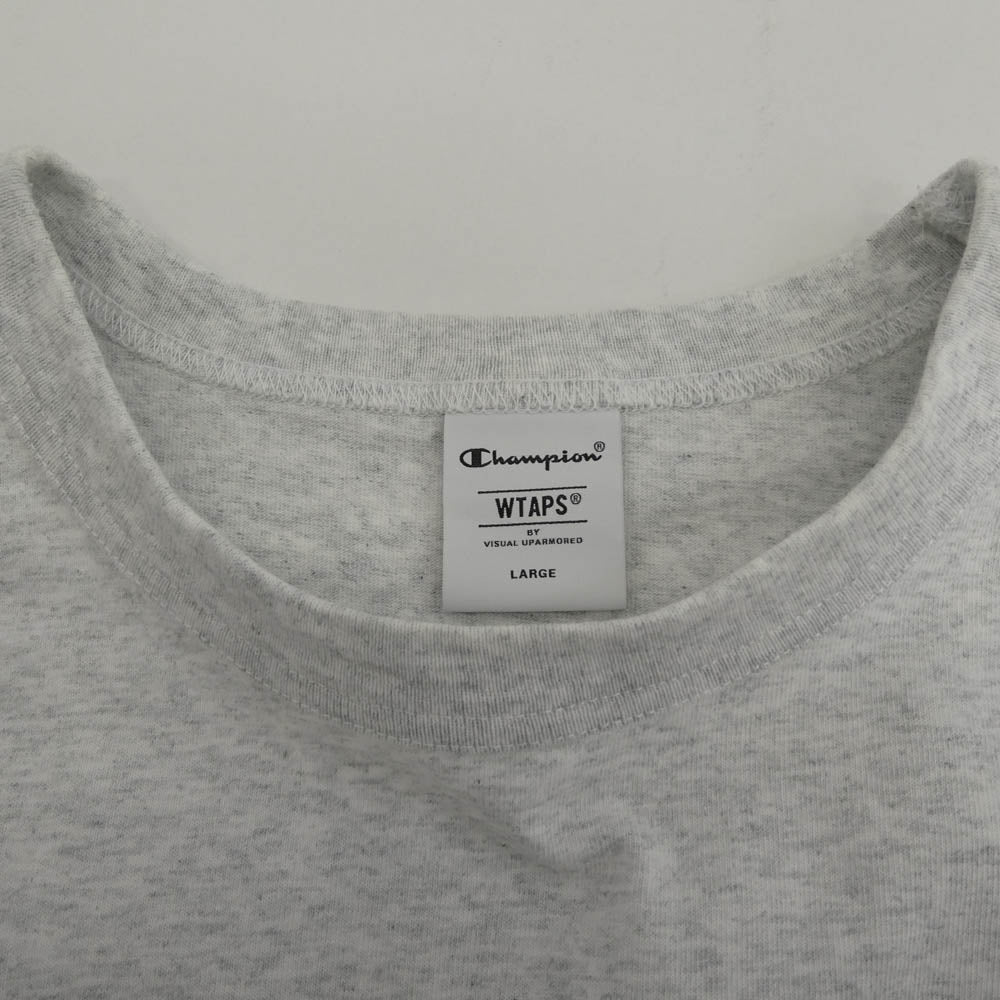WTAPS ダブルタップス 24AW 242HBCHD-CSM02S ACADEMY LS COTTON CHAMPION アカデミー ロングスリーブ コットン チャンピオン グレー系 L【中古】