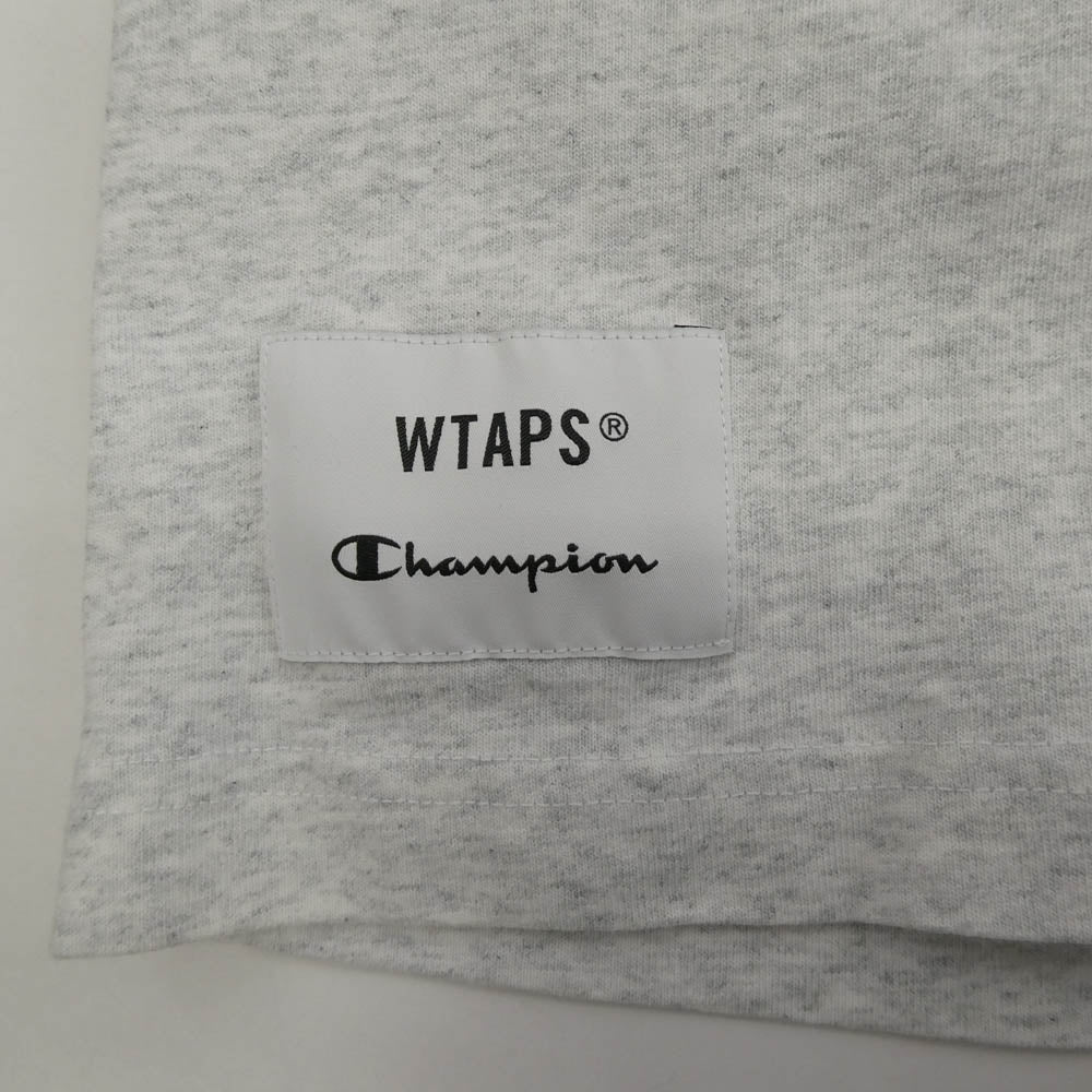 WTAPS ダブルタップス 24AW 242HBCHD-CSM02S ACADEMY LS COTTON CHAMPION アカデミー ロングスリーブ コットン チャンピオン グレー系 L【中古】