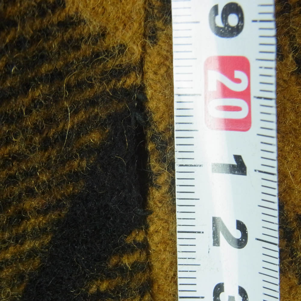 WOOLRICH ウールリッチ 50s 60s プルオーバー ウール 長袖 シャツ イエロー系 ブラック系 L【中古】