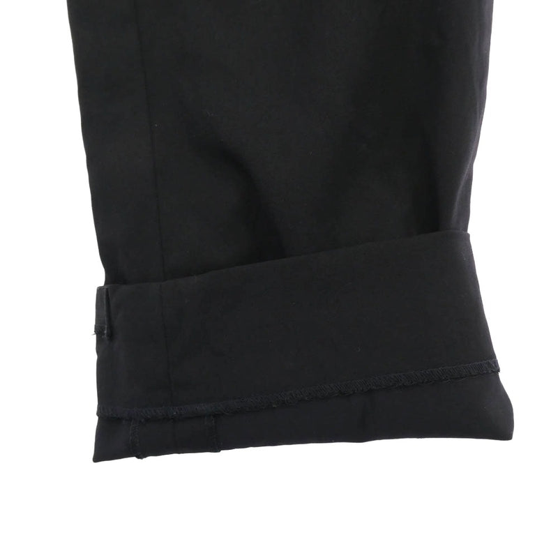 HERMES エルメス テーパード スラックスパンツ ブラック系 46【中古