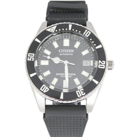 CITIZEN シチズン NB6021-17E PROMASTER MARINEシリーズ プロマスター ダイバーズウォッチ 自動巻き 時計 ブラック系【美品】【中古】