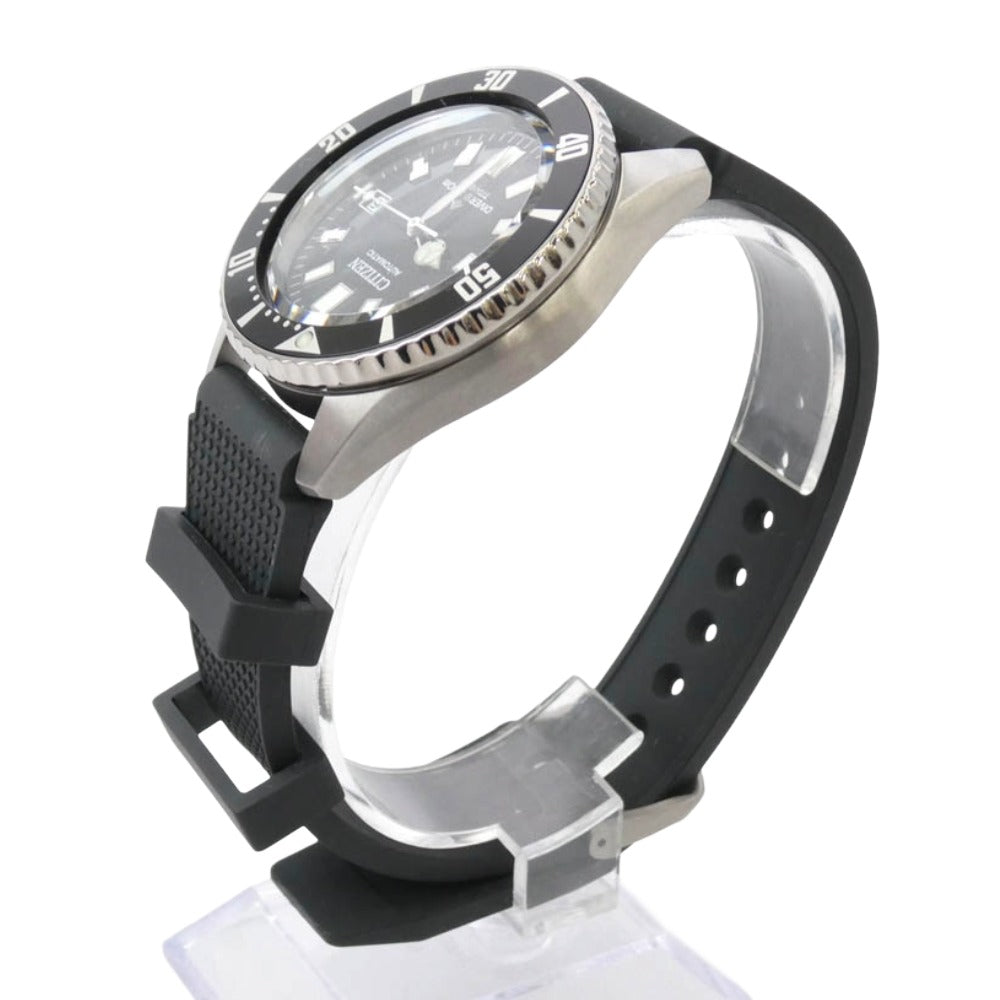 CITIZEN シチズン NB6021-17E PROMASTER MARINEシリーズ プロマスター ダイバーズウォッチ 自動巻き 時計 ブラック系【美品】【中古】