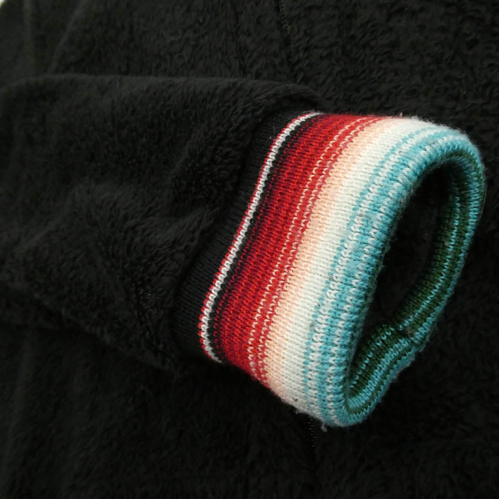 SASQUATCHfabrix. サスクワァッチファブリックス 10AW 10AW-CSP-008 EOTOTO フリース ジップ パーカー ブラック系 M【中古】