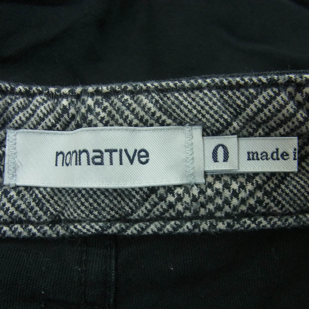 nonnative ノンネイティブ NN-P2617 DWELLER TIGHT FIT JEANS C/P OXFORD STRETCH コットン パンツ ブラック系 0【中古】